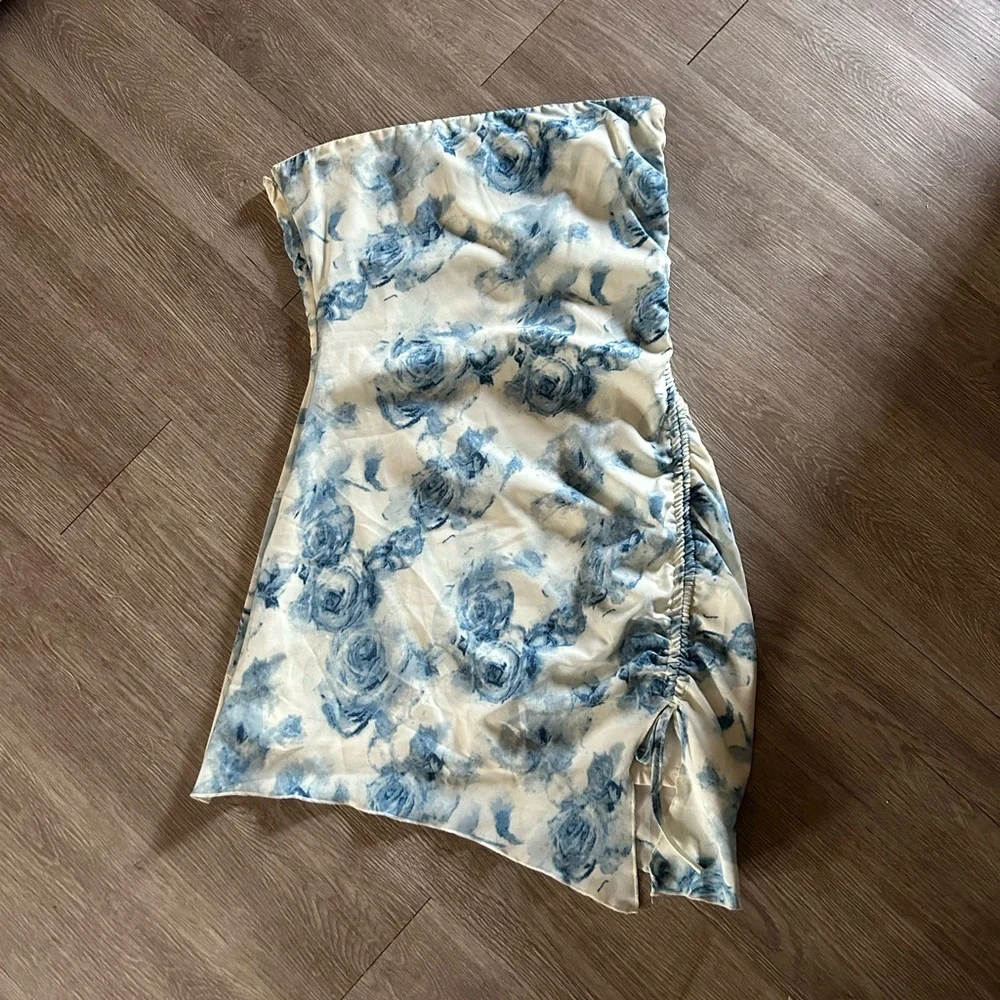 PacSun Strapless Floral Dress